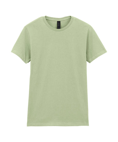 Camiseta de mujer de algodn peinado Softstyle | Pistacho - Lima Claro