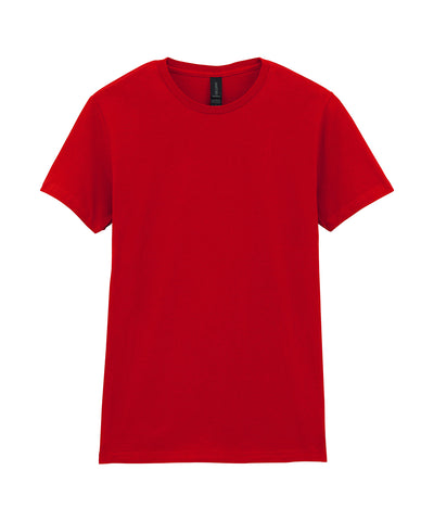 Camiseta de mujer de algodn peinado Softstyle | Rojo - Rojo Carmes Oscuro