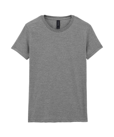 Camiseta de mujer de algodn peinado Softstyle | Gris Deportivo - Gris Deportivo Claro