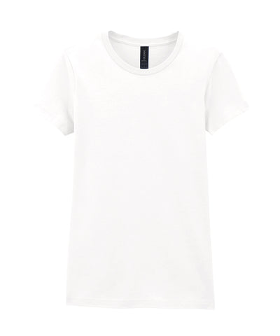 Camiseta de mujer de algodn peinado Softstyle | Marfil Claro