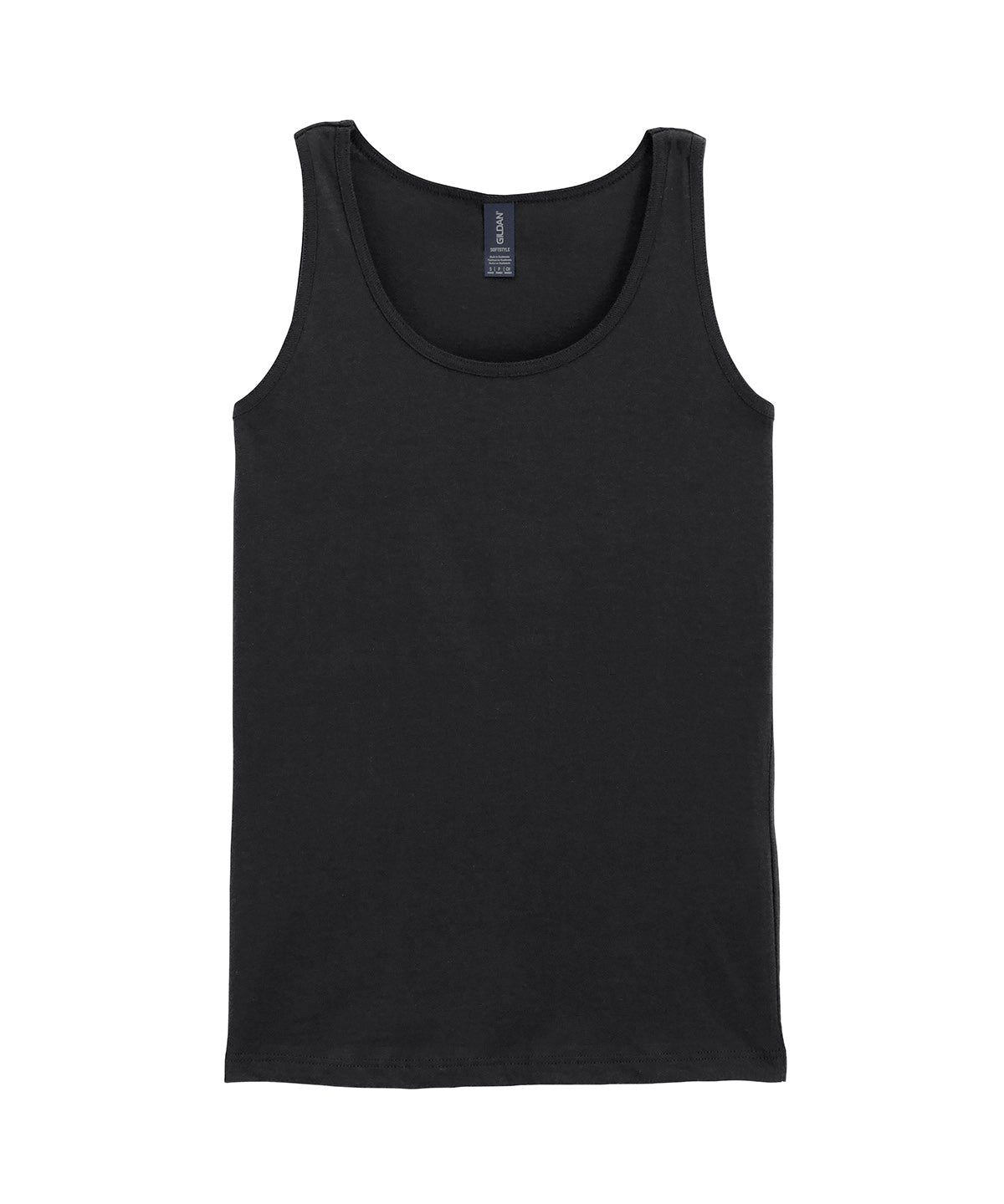 Camiseta de tirantes para mujer Softstyle | Negro - Carbn