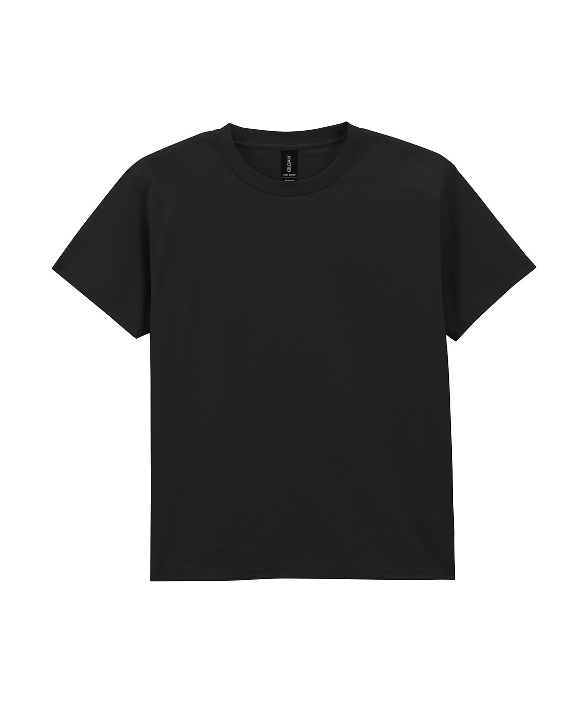 Camiseta de algodn ligero para jvenes | Negro - Carbn