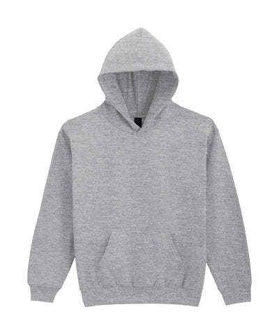 Sudadera con capucha de felpa de peso medio para jvenes de la lnea Softstyle | Gris Deportivo Ringspun