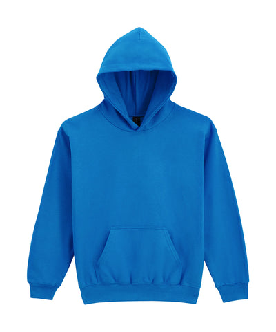 Sudadera con capucha de felpa de peso medio para jvenes de la lnea Softstyle | Azul Real - Azul Verdadero