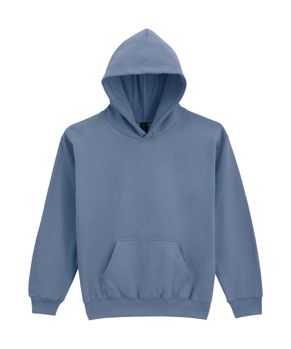 Sudadera con capucha de felpa de peso medio para jvenes de la lnea Softstyle | Azul Piedra