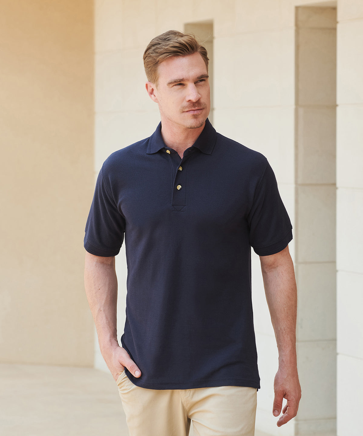 Camiseta polo Ultimate 65/35 | Negro