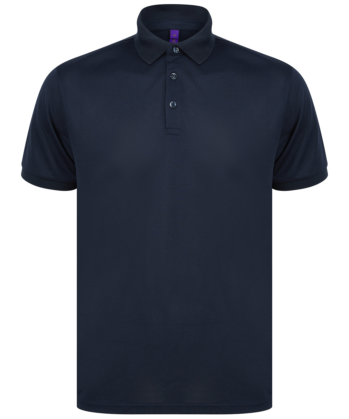 Camiseta polo de polister reciclado | Azul Marino
