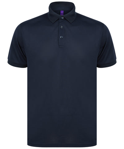 Camiseta polo de polister reciclado | Azul Marino