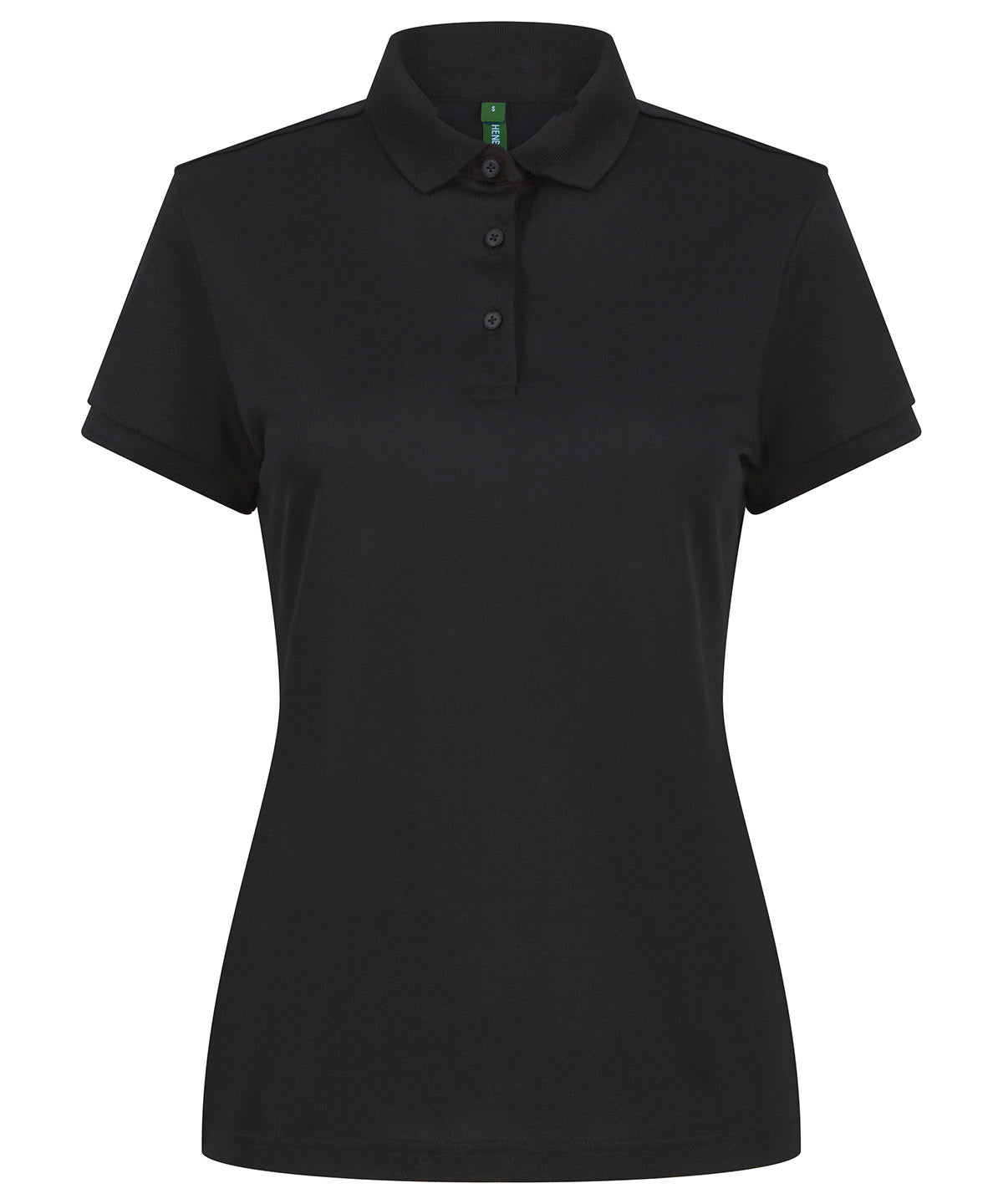 Polo de mujer de polister reciclado | Negro