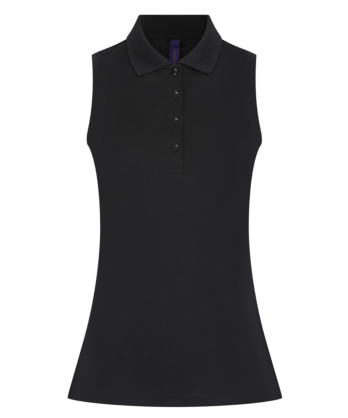 Camiseta polo sin mangas para mujer Coolplus® | Negro
