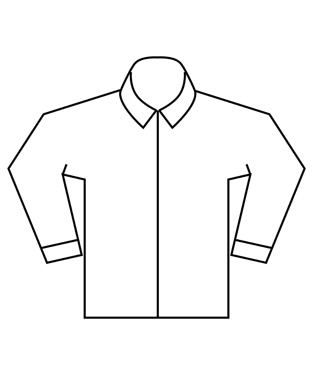 Camisa Coolplus® de manga larga con tacto de algodn | Blanco