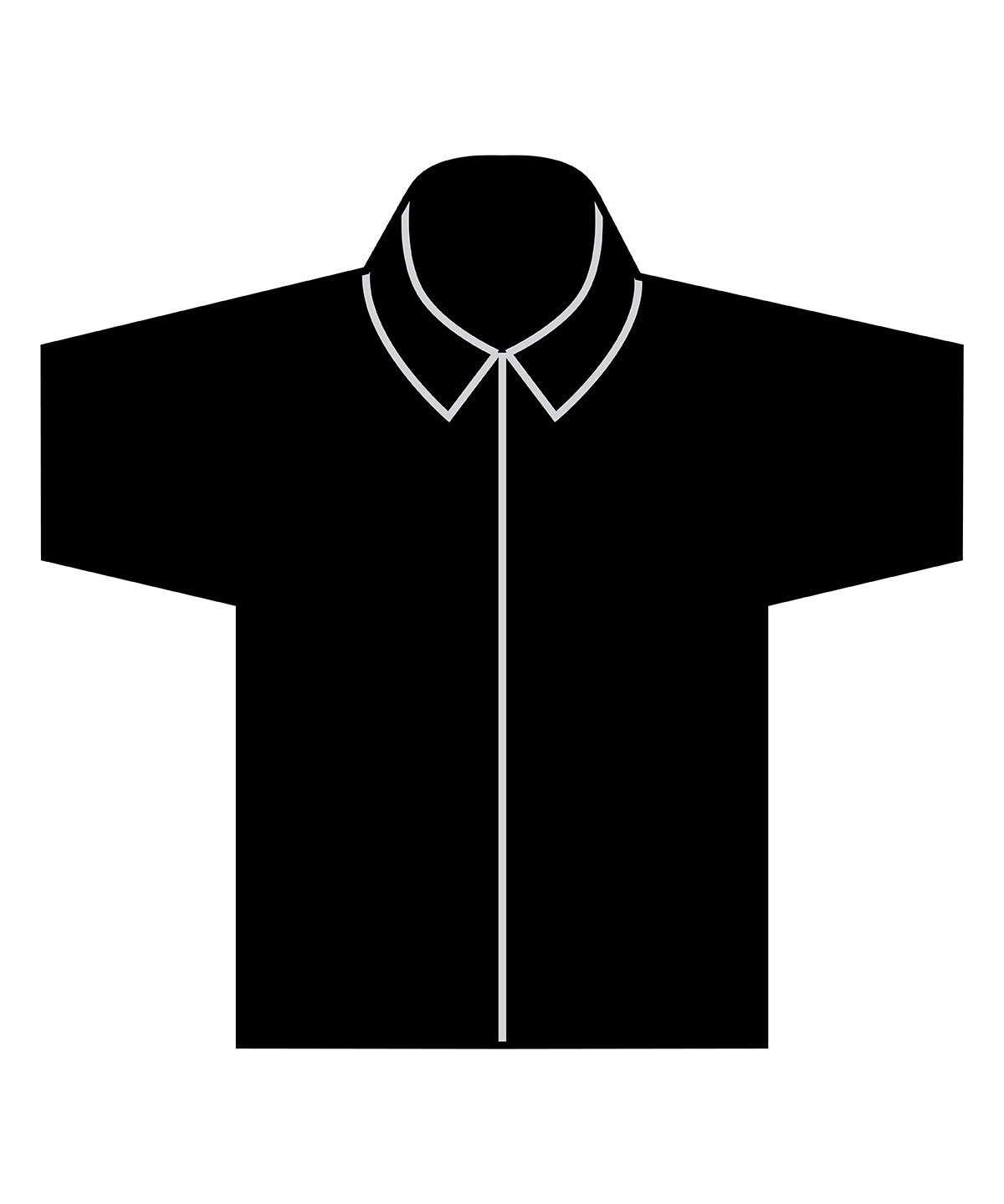 Camisa de manga corta con tacto de algodn Coolplus® | Negro