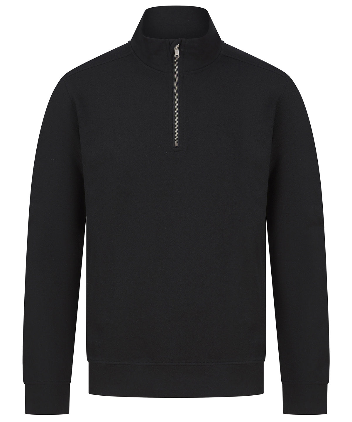Sudadera unisex sostenible con cremallera | Negro