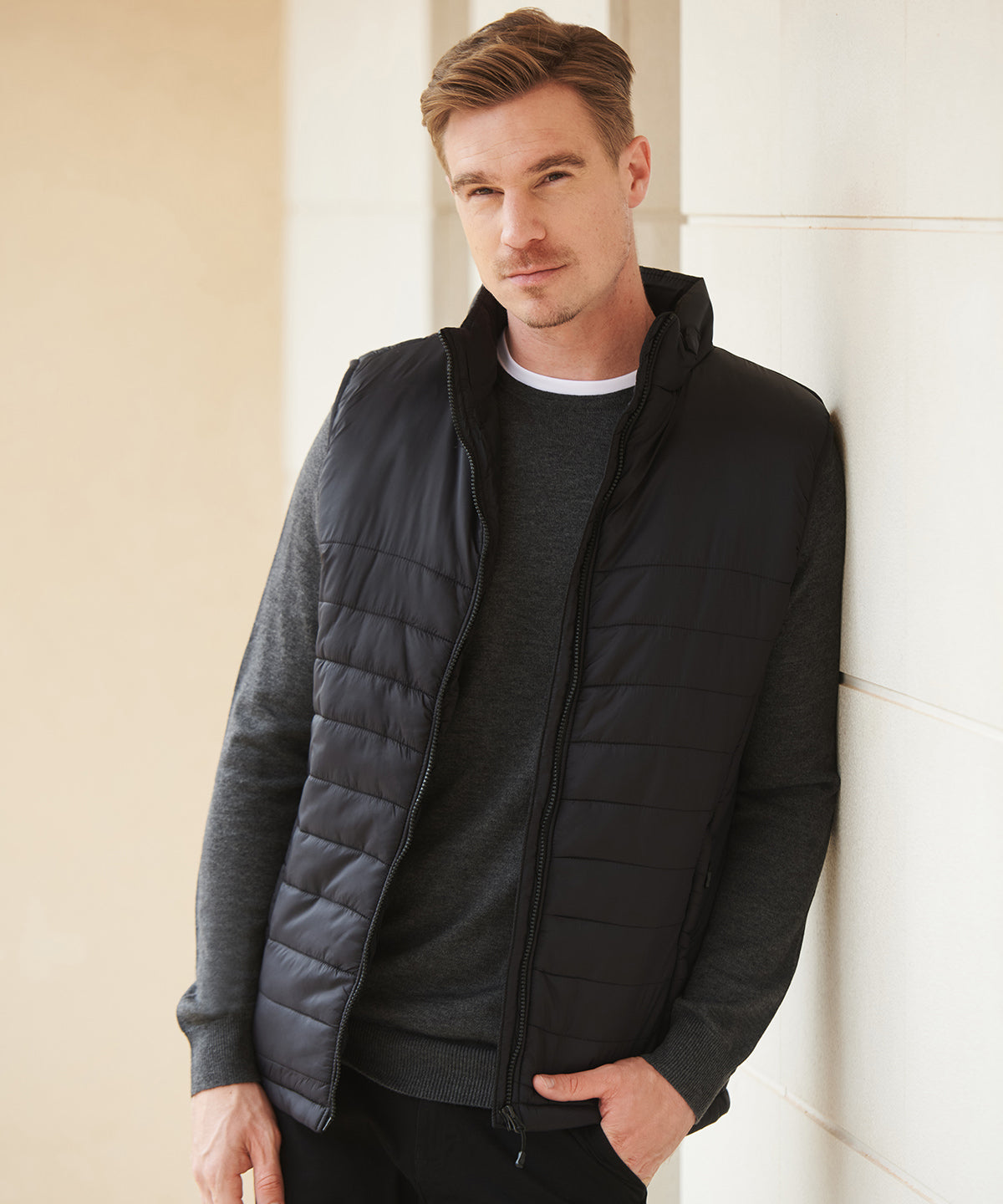 Chaleco acolchado unisex | Negro