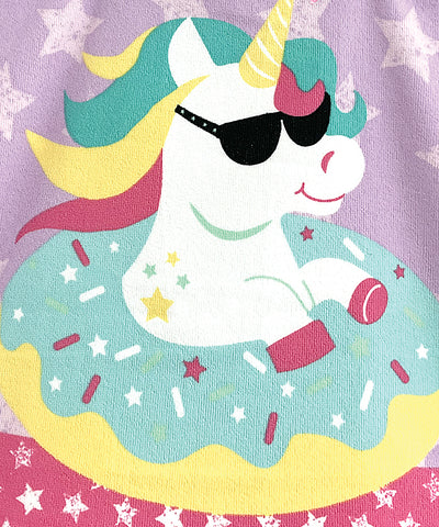 Bata de cambio de microfibra para nios pequeos | Unicorn - Unicornio