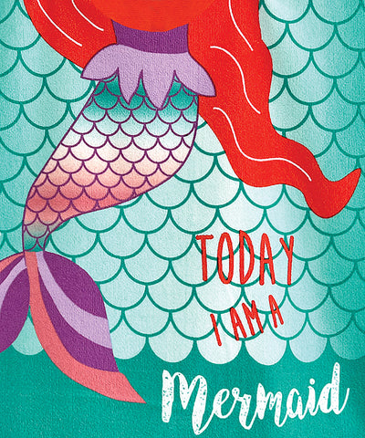 Bata de cambio de microfibra para nios | Sirena