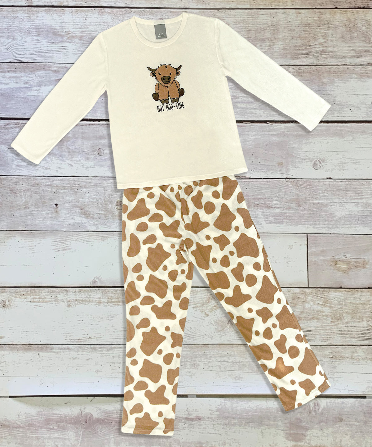 Pijama con apliques | Vaca De Las Highlands