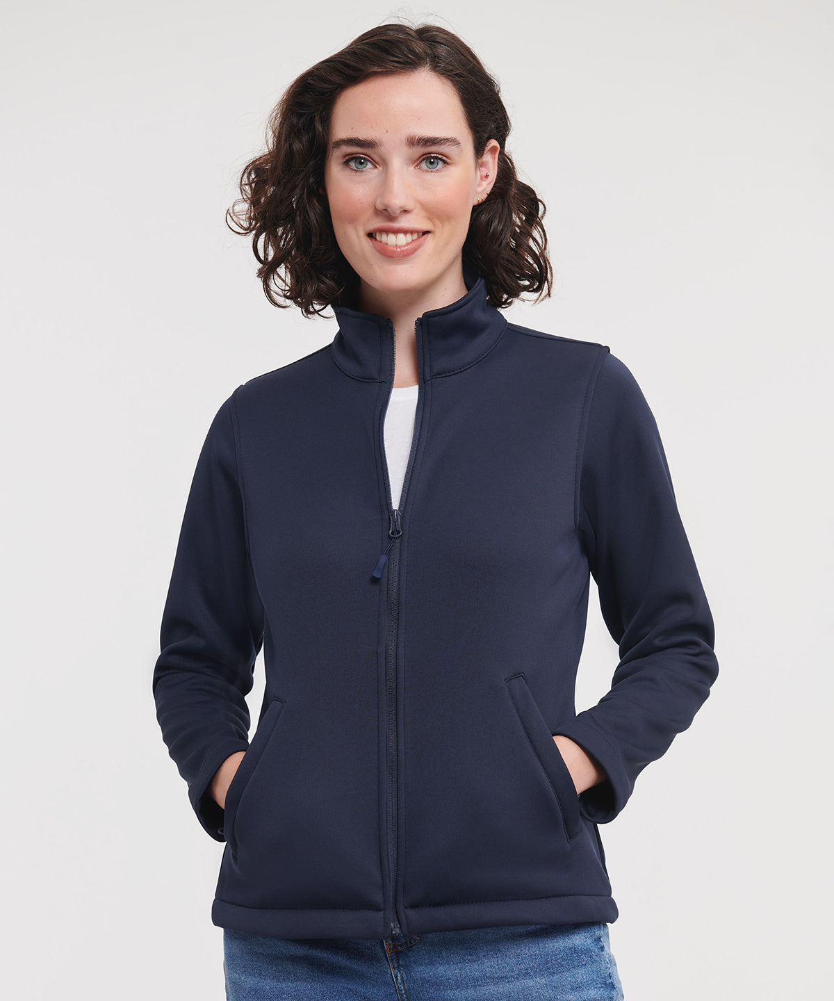 Smarte Softshelljacke für Damen | Schwarz