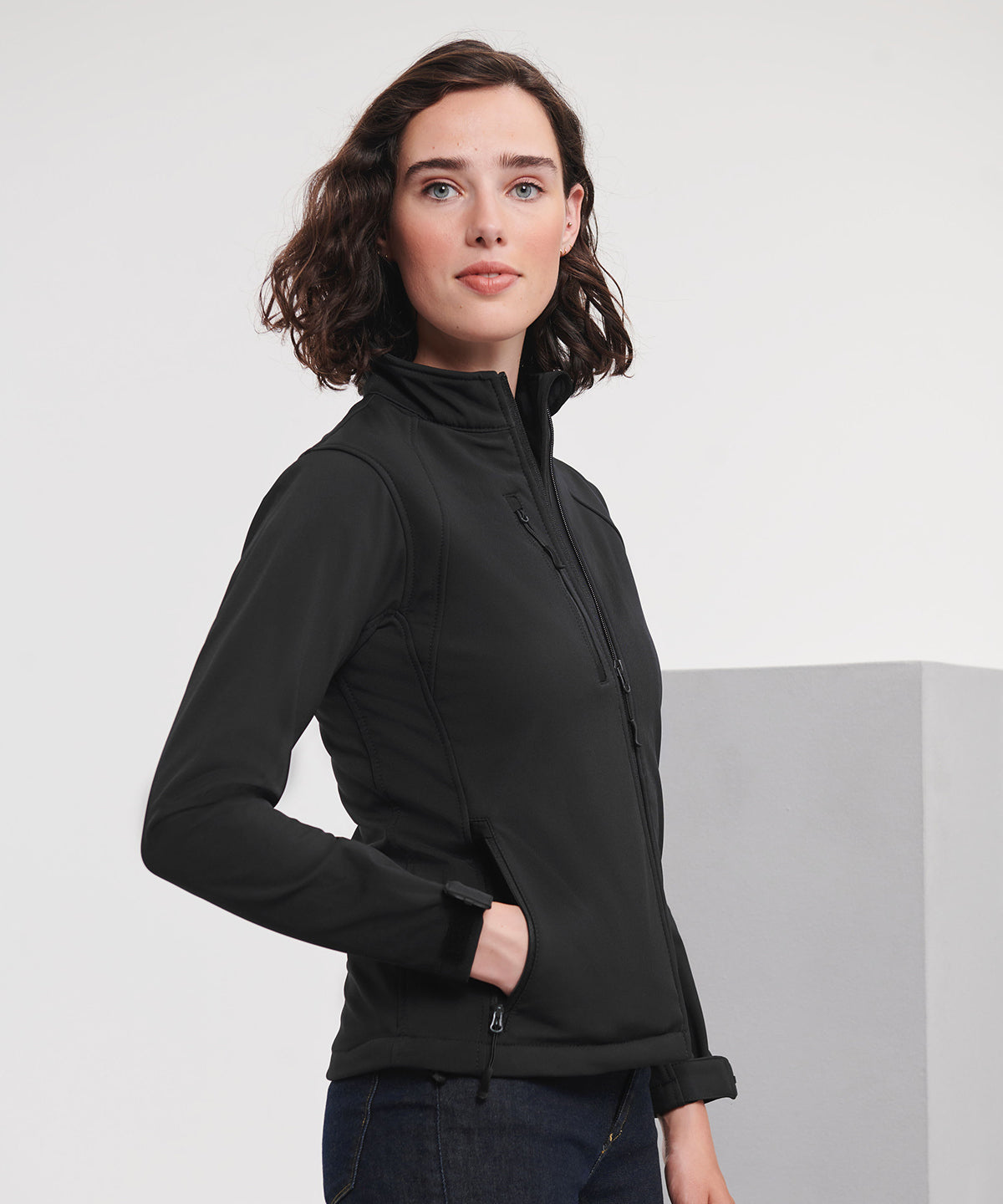 Womens softshell jacket | Black
