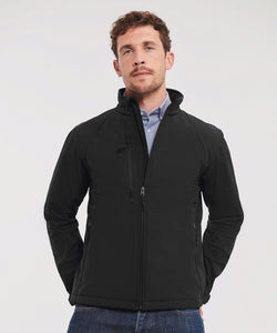 Chaqueta Softshell | Negro - Carbn Oscuro