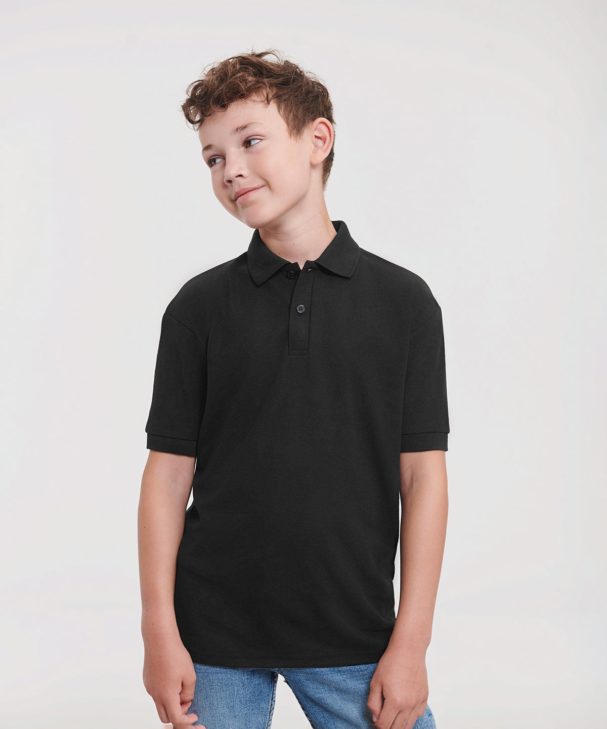 Kinder Poloshirt | Leuchtendes Rot