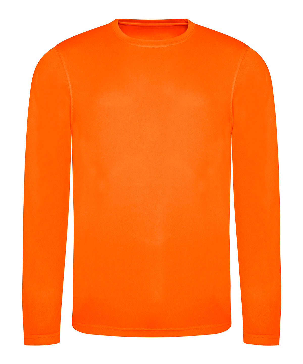 Camiseta fresca de manga grande | Naranja Électrique