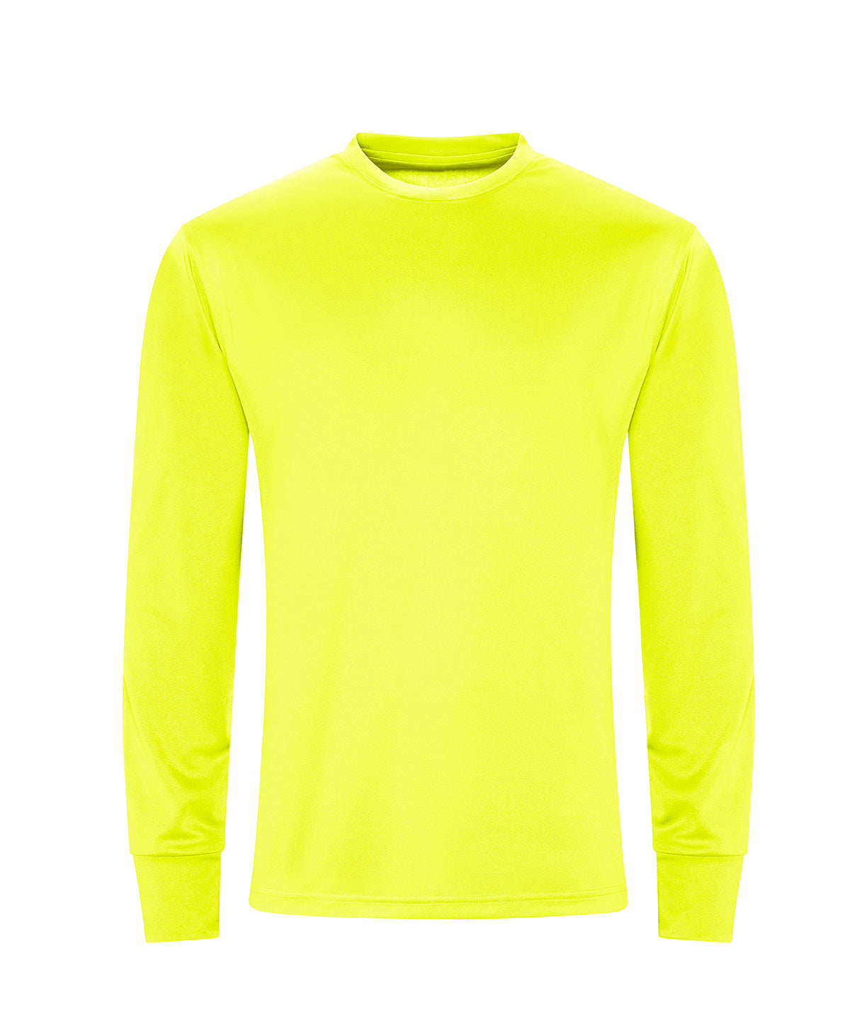 Camiseta activa de manga larga | Amarillo Elctrico
