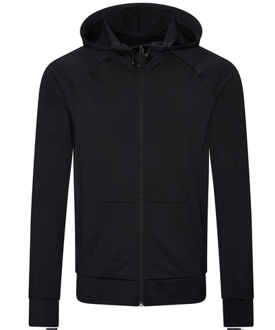 Coolplus® Kontrast Hoodie | Tiefschwarz