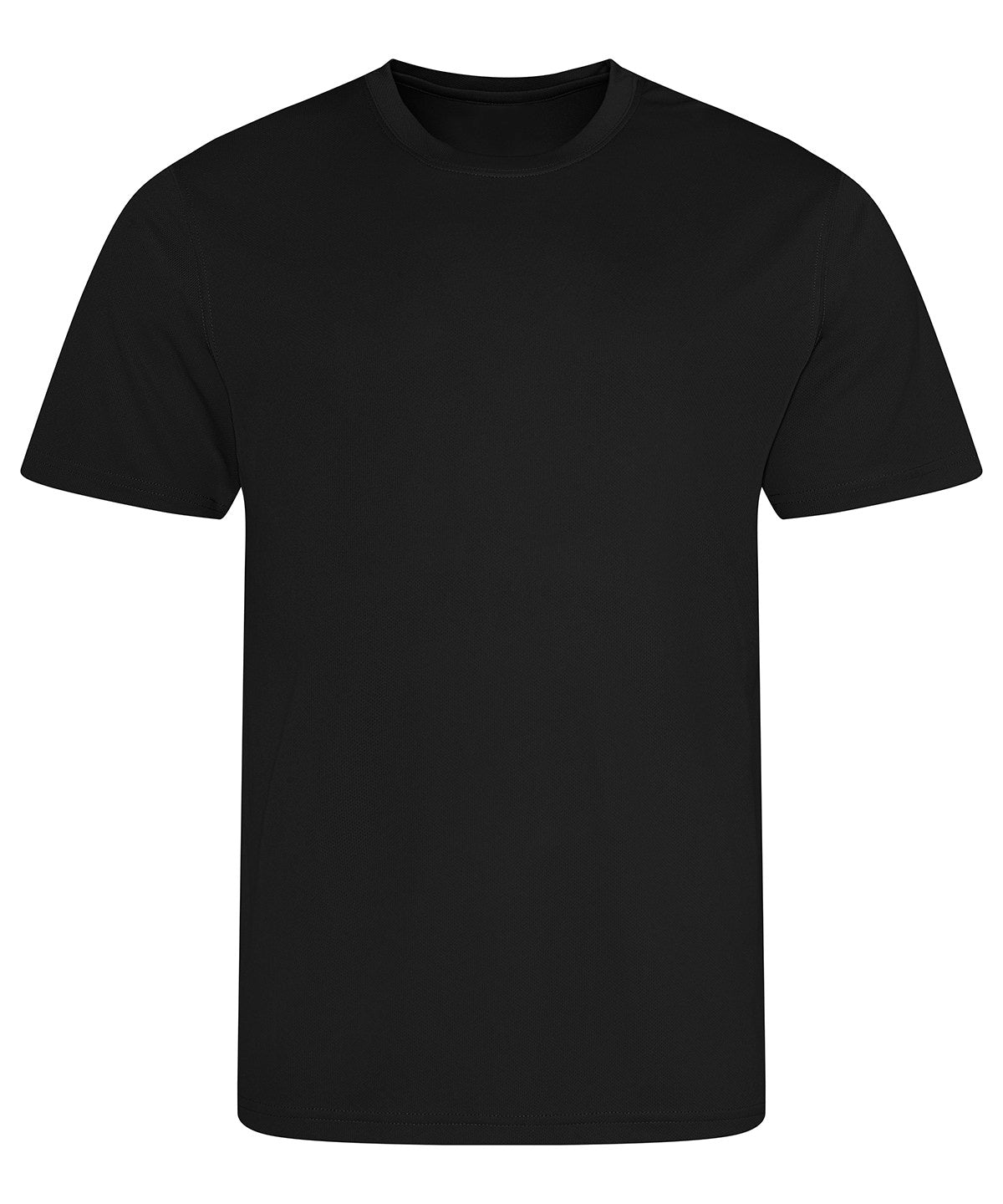 Camiseta fresca reciclada | Negro Profundo