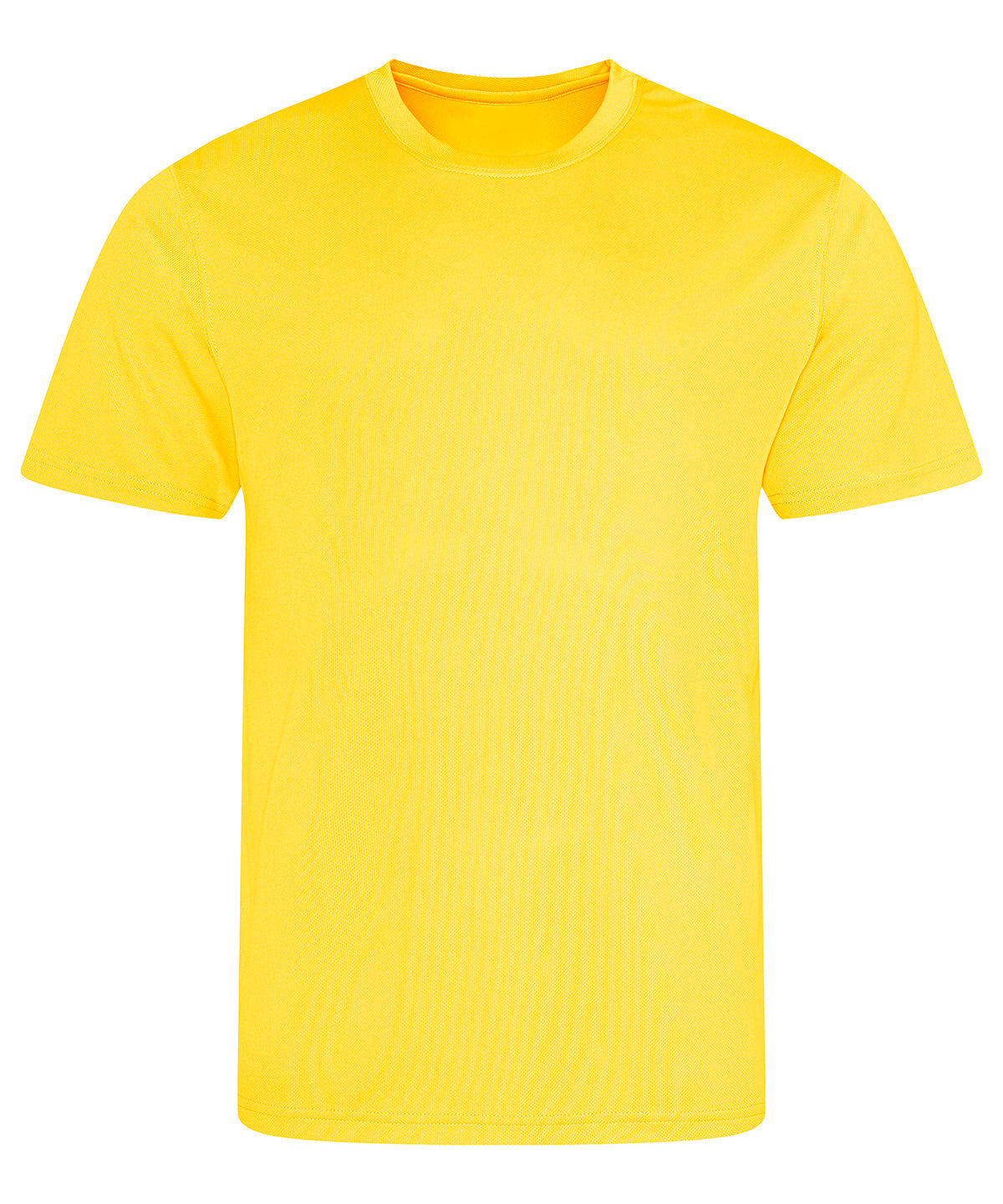 T-shirt recyclé tendance | Jaune vif