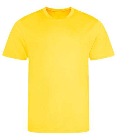 T-shirt recyclé tendance | Jaune vif