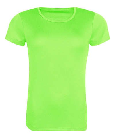 Camiseta fresca reciclada pour femme | Vert Électrique