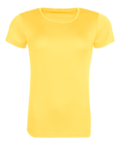 Camiseta fresca reciclada pour femme | Amarillo Brillante