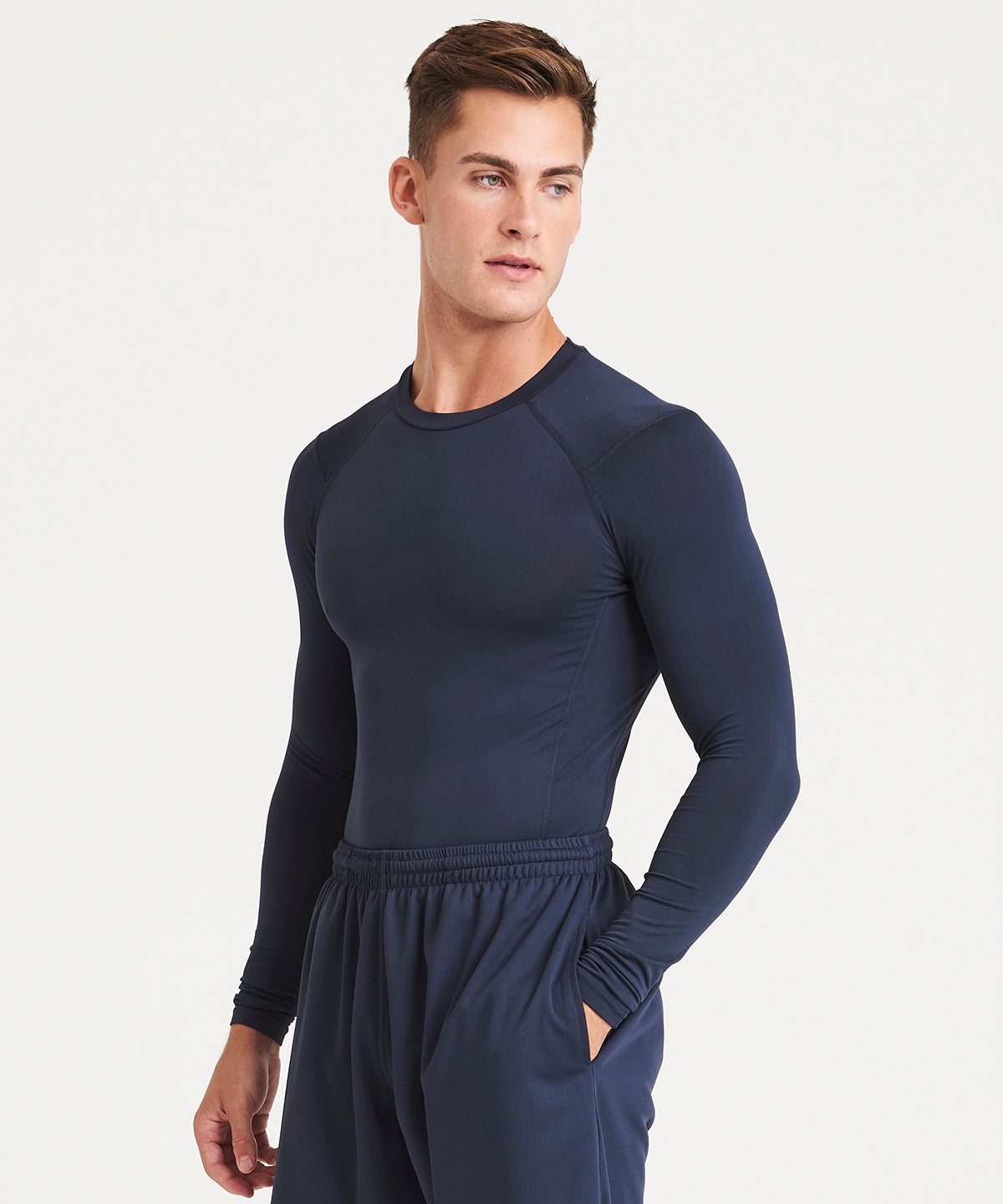 Capa base activa reciclada | Blanco Glaciar