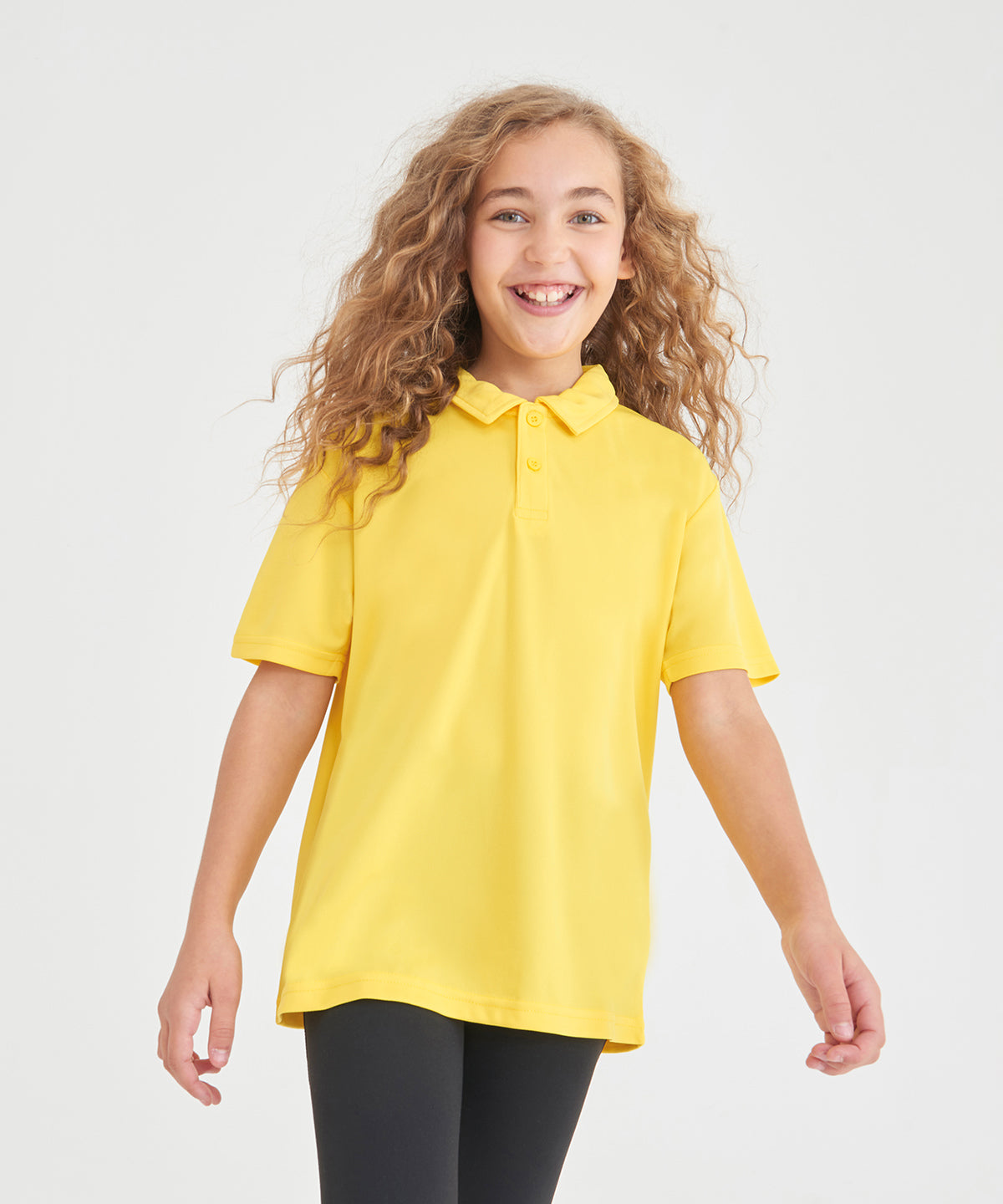Polo infantil Cool | Verde Lima Claro