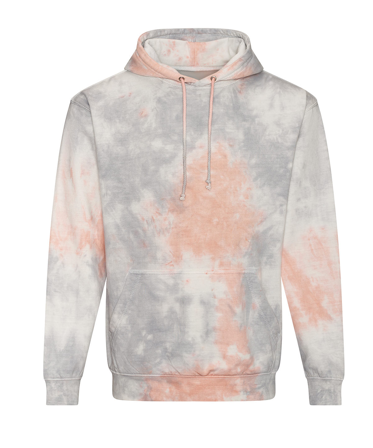 Batik-Sweatshirt | Marmorgrau-Rosa