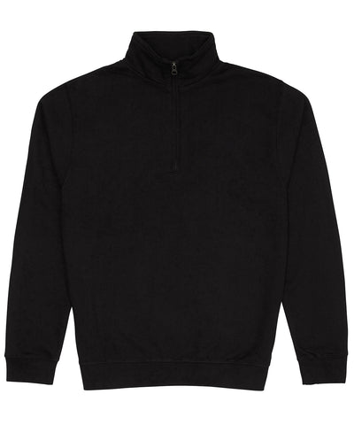 Sophomore Sweatshirt mit Reißverschluss | Tiefschwarz