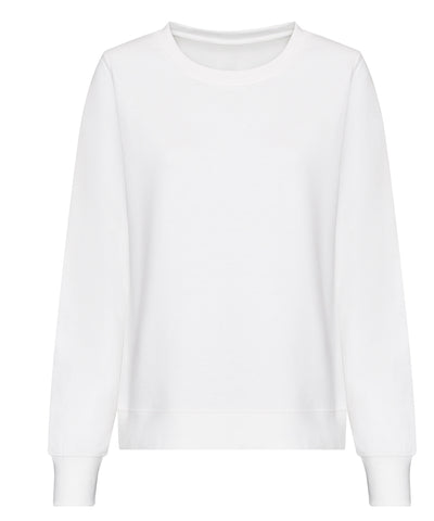 Sudadera de mujer AWDis | Blanco Nieve