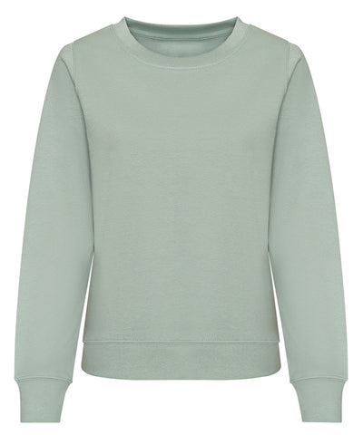 Sudadera de mujer AWDis | Verde Polvoriento