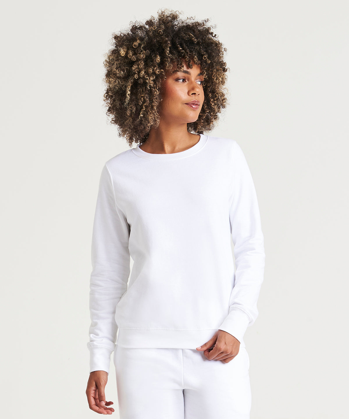 AWDis Damen Sweatshirt | Staubiges Grün
