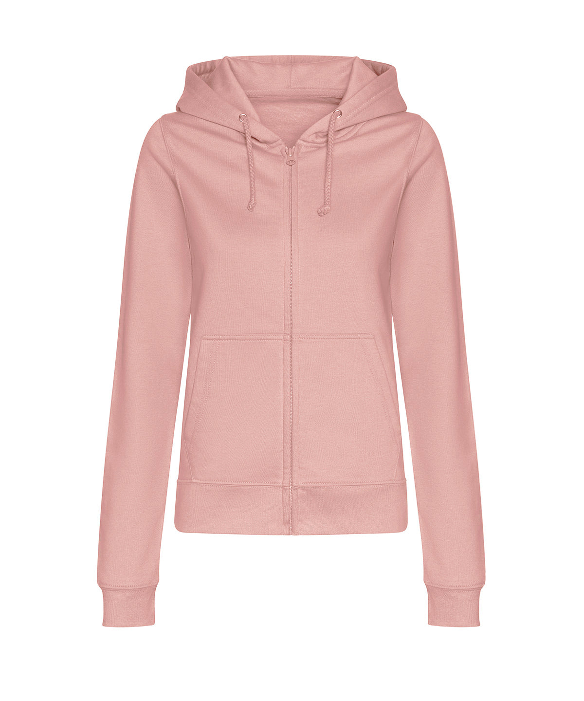 Damen College Hoodie | Puderrosa
