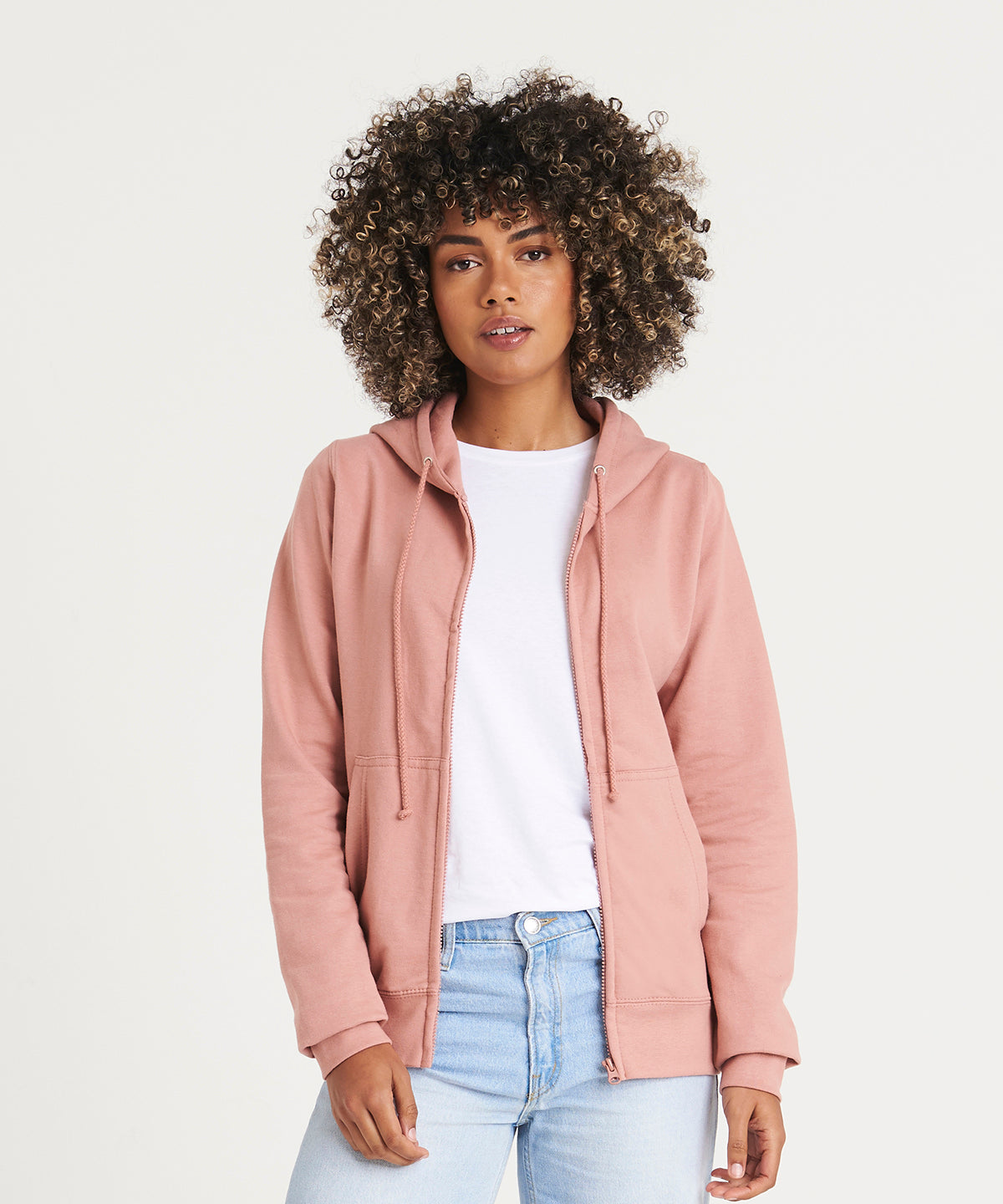 Damen College Hoodie | Gesprenkeltes Grau