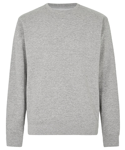 Sweatshirt mit normaler Passform | Grau meliert