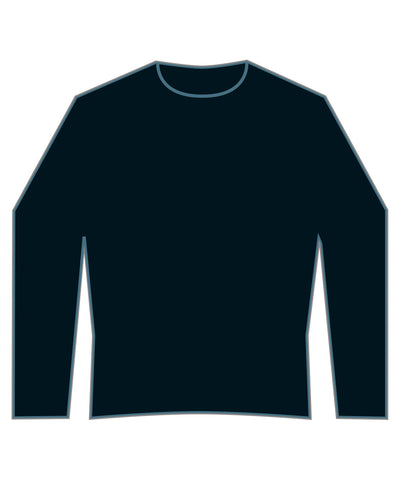 Piqué-Sweatshirt im Regular-Fit | Schwarz – Anthrazit
