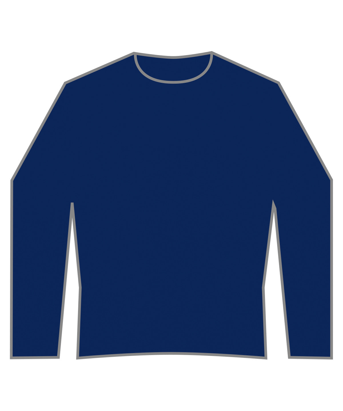 Piqué-Sweatshirt im Regular-Fit | Marineblau