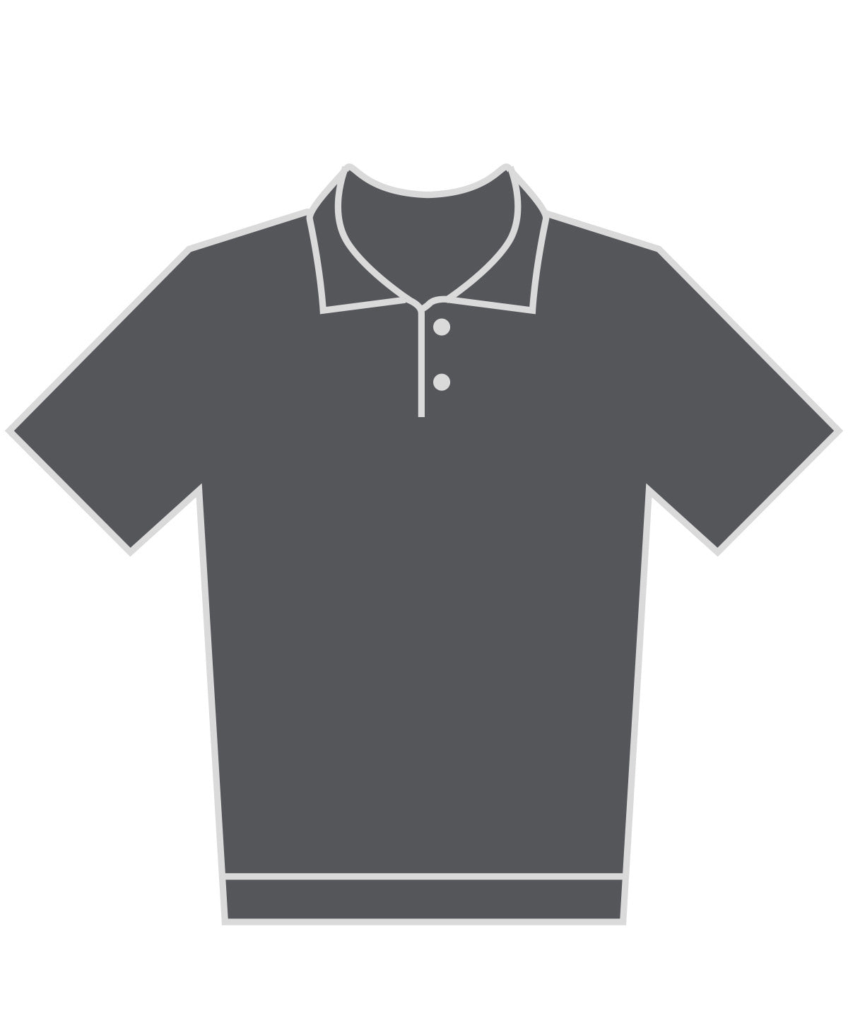 Polo Superwash® 60C de corte regular reciclado | Gris Antracita