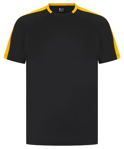 Camiseta de equipo unisexe | Nègre/Oro