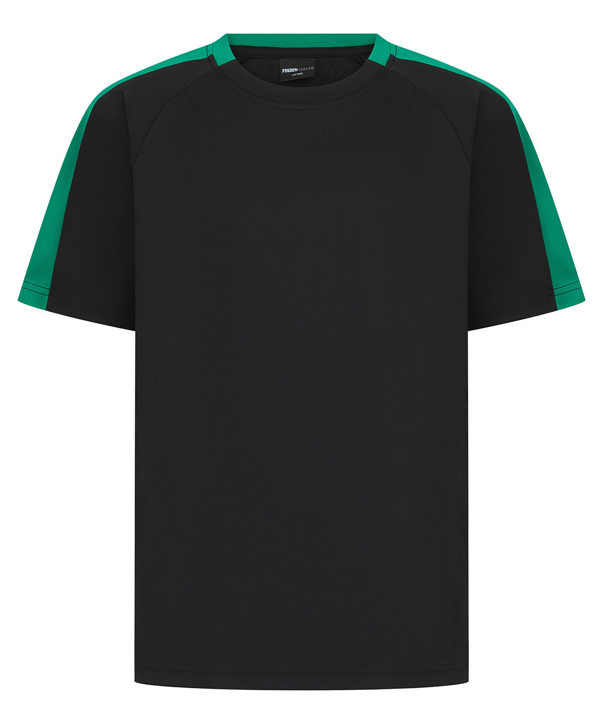 Camiseta de equipo para nios | Negro/Esmeralda