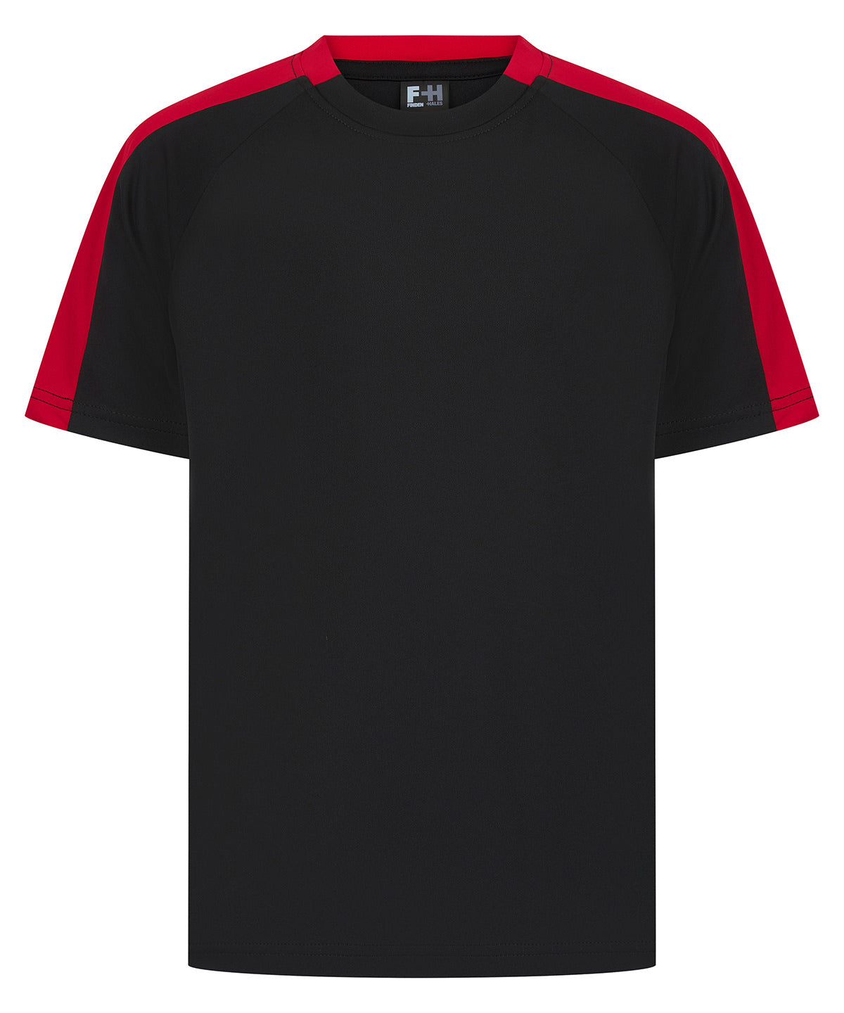Camiseta de equipo para nios | Negro/Rojo