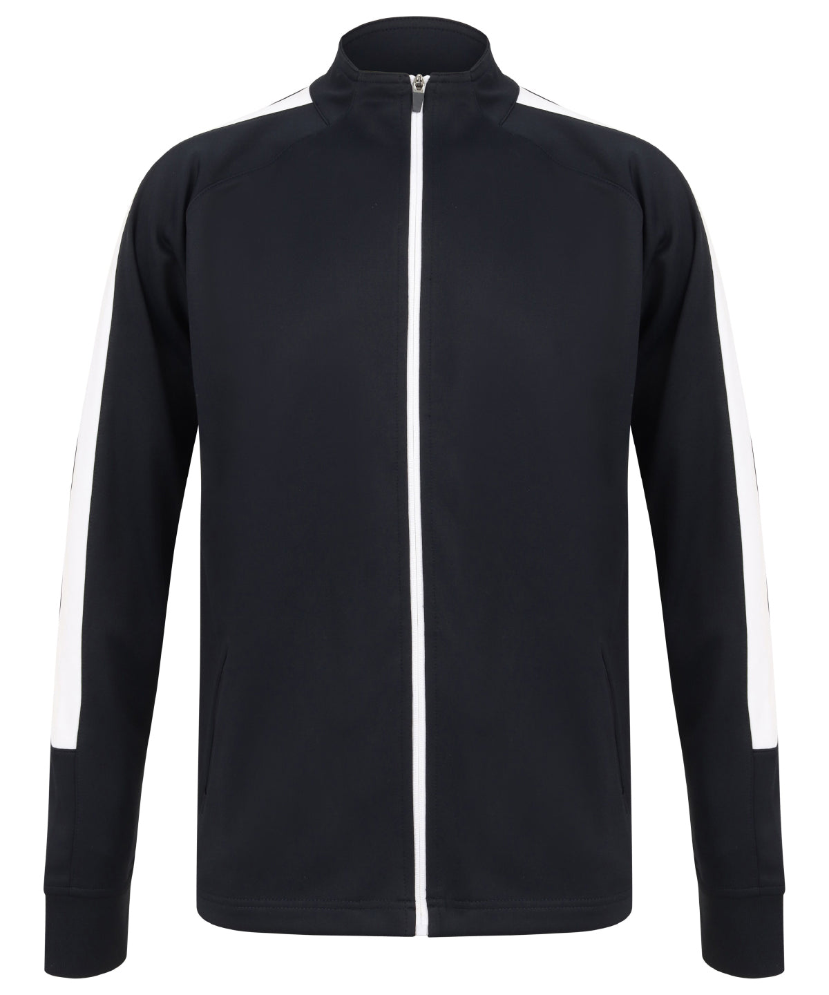 Gestricktes Trainings-Sweatshirt | Marineblau/Weiß - Marineblau/Schneeweiß